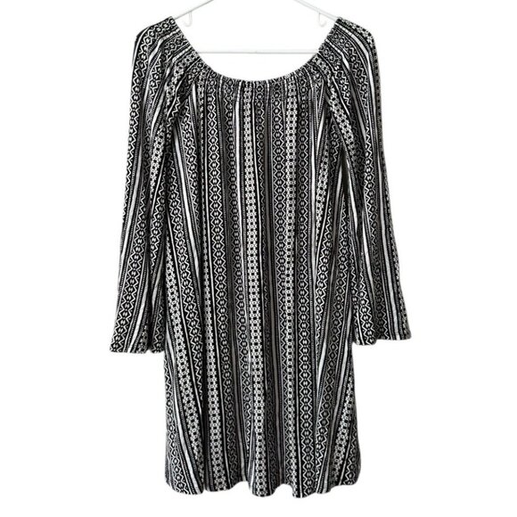 Express Cold Shoulder Tunic Dress Size Small Stretch Rayon Blend Career Office - Picture 1 of 12